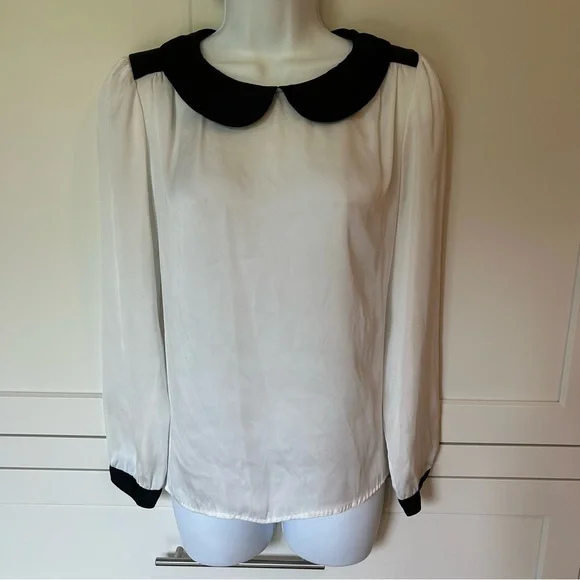 Sandro Peter Pan Blouse - Picture 3 of 9